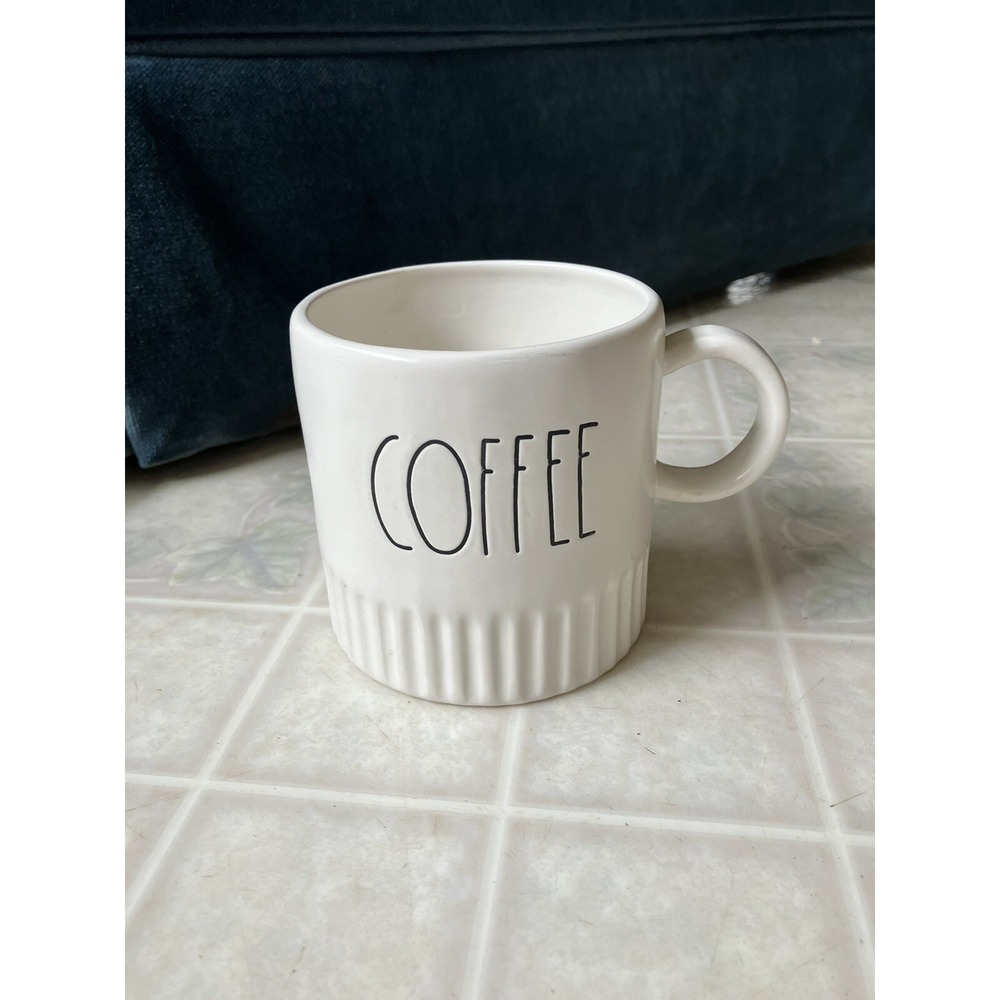 Rae Dunn "Coffee" Coffee Mug Cup Large Letter Ceramic Farmhouse Style‎ Artisan